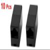 N/A 10-Pack RJ45 CAT6 8P8C Shielded Network Cable Couplers with Protective Caps view 3