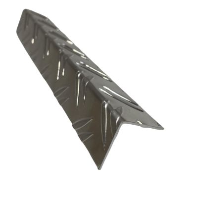 Aluminum Angle Profile, 1500 mm, 100 x 35 mm Legs, Duet Checker Plate, 1.5/2.0 mm