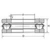 AXK5578 2AS Needle Thrust Bearing with 2 Washers, 55 mm ID, 78 mm OD, 5 mm Thick, GCr15 Steel view 4
