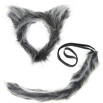 Balinco Wolf Costume Set with Ears and Tail