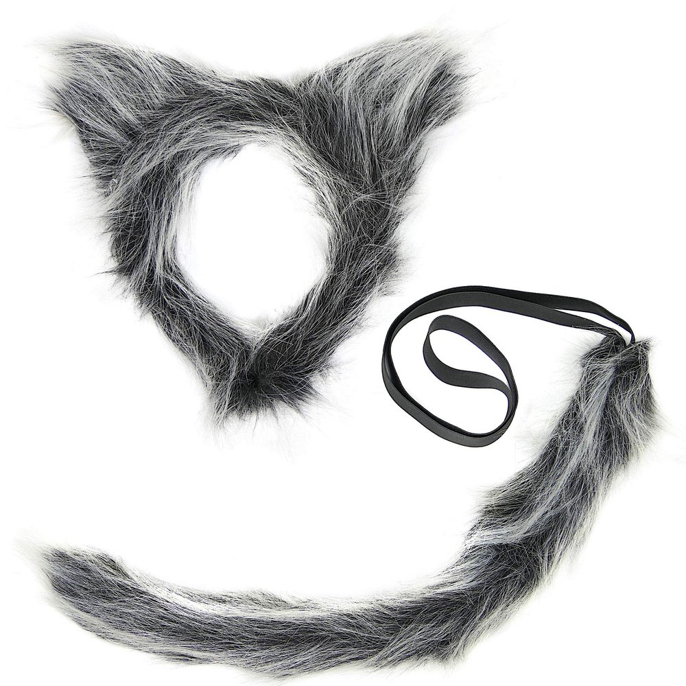 Balinco Wolf Costume Set with Ears and Tail