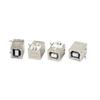 USB-B Right-Angle PCB Socket, 4-Piece view 1