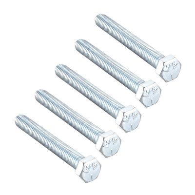 Hex Bolts, Carbon Steel, 3/8 in. (3/8-16 x 3 in.), Grade 5 UNC, Black, 5 pcs
