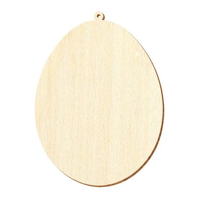 Wooden Easter Egg – Craft Decor 3–50 cm, 17 cm, Pack of 10