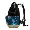 Montoj Canvas Backpack with Cartoon Alien Motif view 4
