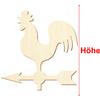Wooden Weather Vane for Crafts and Decor, 5–50 cm, 25-Pack view 3