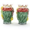 Pair of Sicilian Moorish Heads, 14 cm, Handmade Ceramic view 4