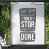 Wall Tattoo / Wall Decal "Don't Stop When You're Tired" Medium (285 x 580 mm), Cactus view 4