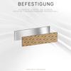 Personalized Engraved PVC Mailbox Name Plate, 10 x 2.5 cm, White with Black Text and Design view 4