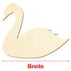 Wooden Swan – Craft & Decor, 3–50 cm, Pack of 25 view 3