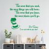 Dr. Seuss Quote Wall Decal, Cobalt Blue view 2
