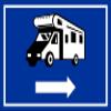 RV Sticker with Right Arrow - 60 x 40 cm, 20 Var., S00245-205-F view 1