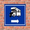 RV Sticker with Right Arrow - 60 x 40 cm, 20 Var., S00245-205-F view 2