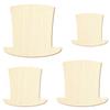 Wooden Top Hat Shape for Crafts, 3–50 cm, Size: 7 cm, 1 pc view 2