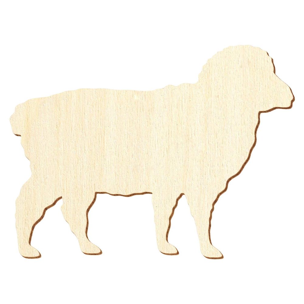 Wooden Sheep V1 – Craft Decoration, 3–50 cm, Size: 38 cm, Pack of 25
