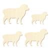 Wooden Sheep V1 – Craft Decoration, 3–50 cm, Size: 38 cm, Pack of 25 view 2