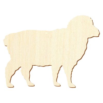 Wooden Sheep V1 – Craft Decor, 3–50 cm, Size: 31 cm, Pack of 100