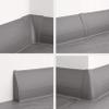 LEMAL PVC Baseboard End Cap, Right, 8630 Brown Wood Look view 4