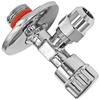 MegaHaustechnik Self-Sealing Angle Valve, 1/2 in Male Wall Connection view 1