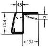 KRISTHAL 90° Glass-to-Glass Shower Door Seal, 6/8 mm, 200 cm view 3