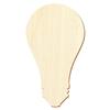 Wooden Light Bulb Shape for Crafts, 3–50 cm view 1