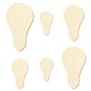 Wooden Light Bulb Shape for Crafts, 3–50 cm view 2