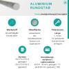 Aluminum Round Bar 40 mm × 1,000 mm view 2