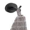 WENKO Duo Bosio Matte Black Wall Hook, Stainless Steel, 5.5 x 5.5 cm view 3