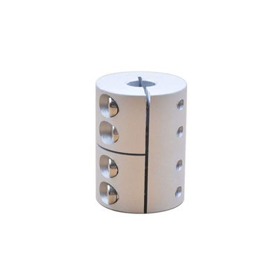 WNJ-TOOL 30 mm x 40 mm Aluminum Rigid Shaft Coupling, 6.35 mm to 10 mm