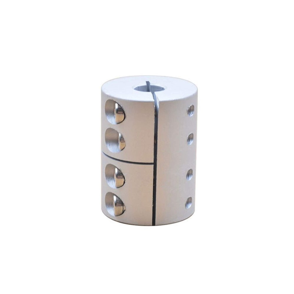 WNJ-TOOL 30 mm x 40 mm Aluminum Rigid Shaft Coupling, 6.35 mm to 10 mm