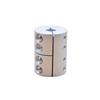 WNJ-TOOL 30 mm x 40 mm Aluminum Rigid Shaft Coupling, 6.35 mm to 10 mm view 1