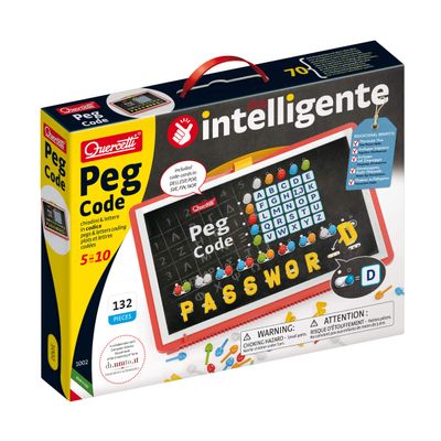 Quercetti Peg Code Board Game, Strategy Game