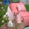 H.O.C.K. Sparkle Outdoor Bolster Pillow 50 x 20 cm, Coral Red view 2