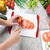 Rosenstein & Söhne Breakfast Boards: 12-Piece Cutting Board Set in 6 Colors, Antibacterial, 29 x 20 cm Each view 2