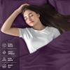 Utopia Bedding 4-Piece Sheet Set, Brushed Microfiber, Shrink- and Fade-Resistant, Easy Care (Full, Purple) view 3