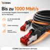 1CONN Cat6 Network Cable, 10 m, Transparent, SFTP/PIMF view 2