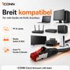 1CONN Cat6 Network Cable, 10 m, Transparent, SFTP/PIMF view 4