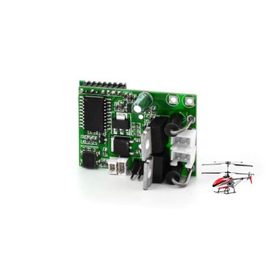 HIMOTO HSP Original 2.4GHz Receiver Board for MJX F39, F639 and Other RC Helicopter Models, PCB Receiver Unit Replacement Part