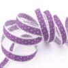 finemark 3m x 15mm Emily Lavender Polka Dot Ribbon view 1