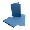 75 Royal Blue Folded Card Sets, DIN B6, 12 x 17 cm, with Lined Envelopes and Inserts view 2