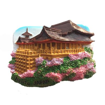 3D Kyoto Japan Refrigerator Magnet, Travel Souvenir Gift