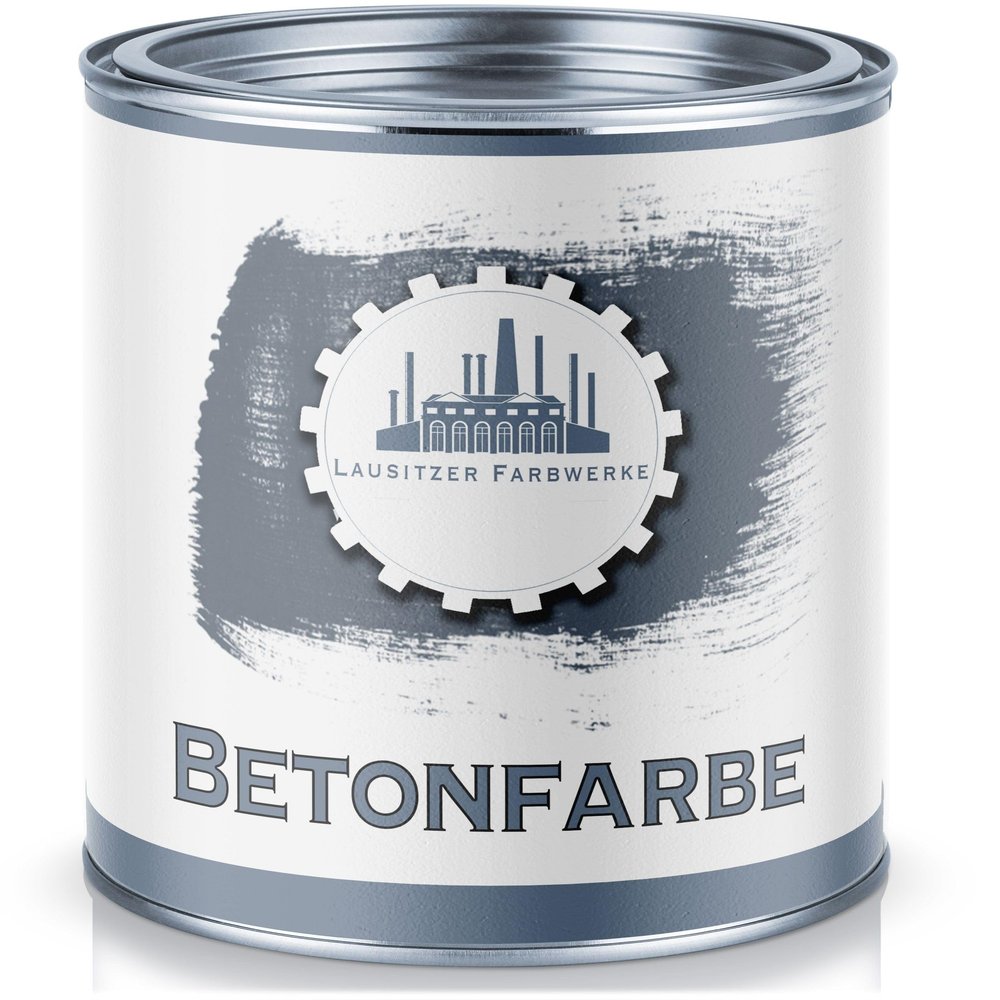 Lausitzer Farbwerke Concrete Paint, Satin-Matte Red Orange RAL 2001, 30 kg