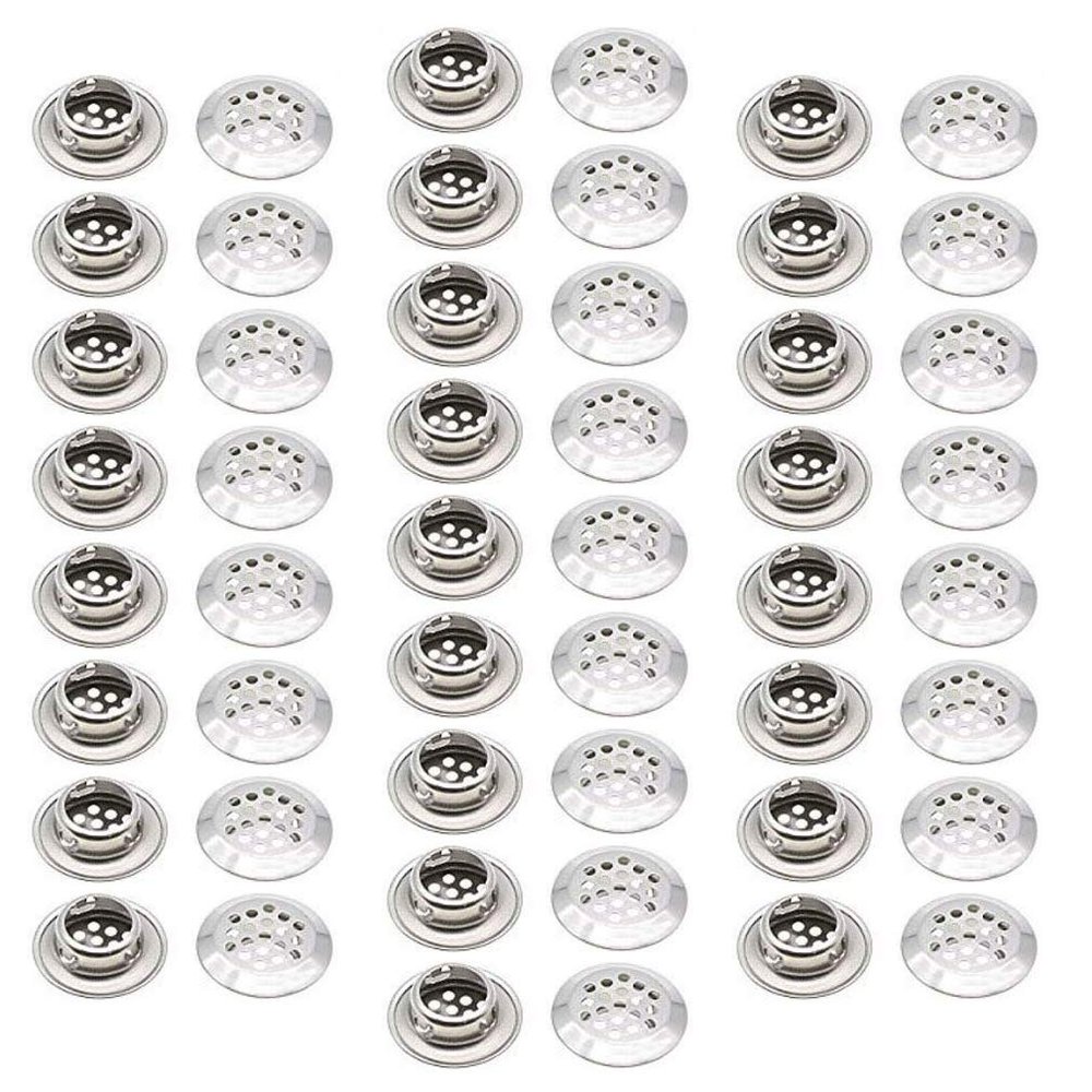 Round Stainless Steel Soffit Ventilation Grille, 19 mm
