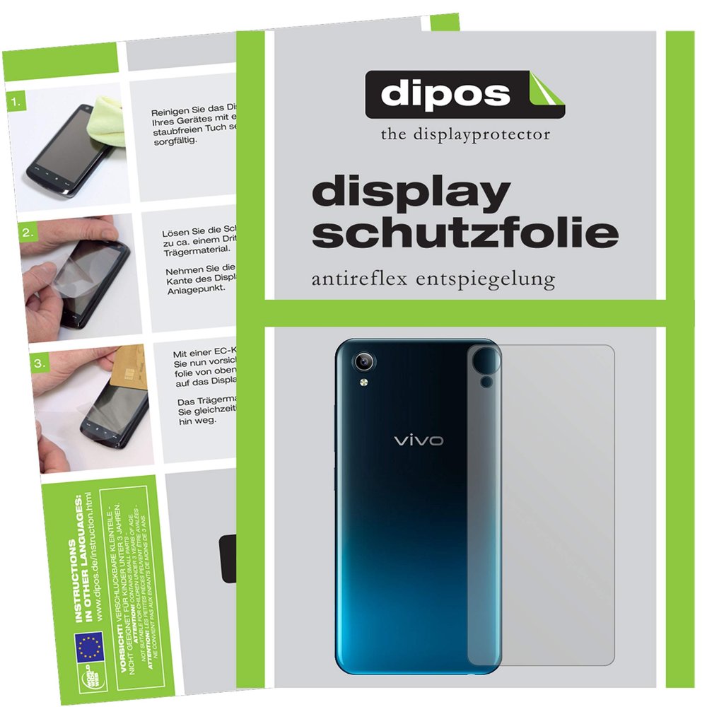 dipos 5x Matte Screen Protectors for Vivo Y91C (2020) Back