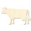 Wooden Cow V1 for Crafts, 3–50 cm, 1 Piece view 1