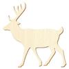 Wooden Deer V1 – Craft Decor, 5–50 cm, Size: 24 cm, Pack of 25 view 1