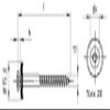 200 Stainless Steel A2 Roofing Screws 4.5 x 20 mm TX20 with 15 mm EPDM Washer view 2