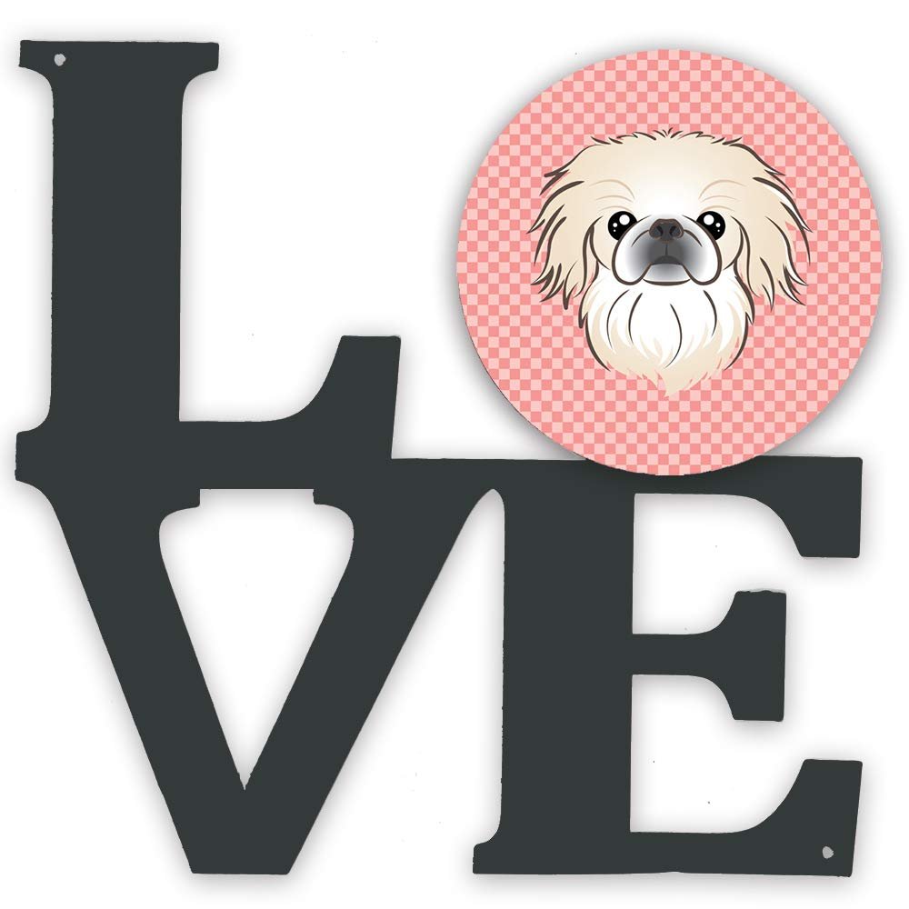 Caroline's Treasures BB1221WALV Pekingese Chessboard, Metal, 30.5 x 30.5 cm, Multicolor