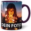 Custom Photo Mug with Photo and Text, Professional-Quality XXL Print, Violet view 1