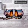 Custom Photo Mug with Photo and Text, Professional-Quality XXL Print, Violet view 2